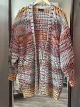 Load image into Gallery viewer, Multicolor Chunky Knit Cardigan
