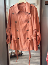 Load image into Gallery viewer, Free People Dusty Peach Trench Jacket
