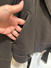 Load image into Gallery viewer, Ralph Lauren Brown Leather Biker Jacket
