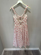 Load image into Gallery viewer, Vintage Secret Cream Red Polkadots Dress
