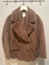 Load image into Gallery viewer, Brown Teddy Peacoat
