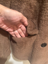 Load image into Gallery viewer, Brown Teddy Peacoat
