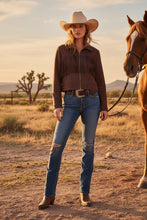 Load image into Gallery viewer, Stoosh Brown Faux Suede Jacket
