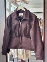 Load image into Gallery viewer, Stoosh Brown Faux Suede Jacket
