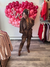 Load image into Gallery viewer, Scoop Tan Leopard Jumpsuit
