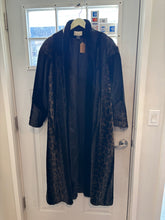 Load image into Gallery viewer, Vintage Cache Black Leopard Coat

