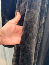 Load image into Gallery viewer, Vintage Cache Black Leopard Coat
