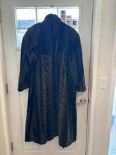 Load image into Gallery viewer, Vintage Cache Black Leopard Coat
