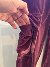 Load image into Gallery viewer, Mauve Velvet Cargo Pants
