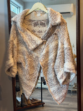 Load image into Gallery viewer, Anthro X Sleeping On Snow Cream  Chunky Safety Pin Cardigan
