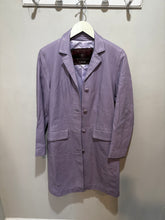 Load image into Gallery viewer, Vintage Firenze Tanini Lilac Leather Duster Coat
