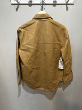 Load image into Gallery viewer, The Ganna Jacket Tan Faux Leather Shacket
