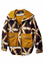 Load image into Gallery viewer, FP Movement Mustard Tie Dye Rain Jacket/Windbreaket
