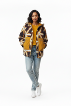 Load image into Gallery viewer, FP Movement Mustard Tie Dye Rain Jacket/Windbreaket
