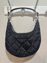 Load image into Gallery viewer, MZ Wallace Black Quilted Chain Strap Bag
