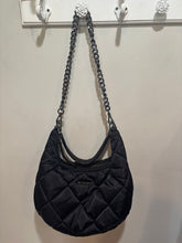 Load image into Gallery viewer, MZ Wallace Black Quilted Chain Strap Bag
