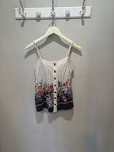 Load image into Gallery viewer, Anthropologie Maeve White Pattern Silk Top
