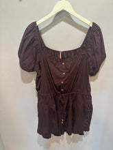 Load image into Gallery viewer, Free People Brown Romper
