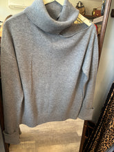 Load image into Gallery viewer, Paige Grey Turtleneck Cutout Sweater
