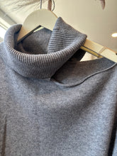 Load image into Gallery viewer, Paige Grey Turtleneck Cutout Sweater
