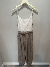 Load image into Gallery viewer, Zara Tan Athletic Jumpsuit
