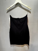 Load image into Gallery viewer, Fore Black Satin Bow Dress
