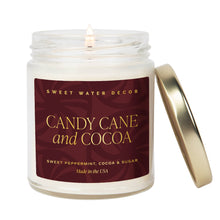 Load image into Gallery viewer, *NEW* Candy Cane and Cocoa 9 oz Soy Candle - Decor, Gifts
