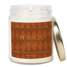 Load image into Gallery viewer, *NEW* Pumpkin Spice 9 oz Soy Candle - Fall Home Decor, Gifts
