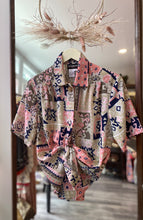 Load image into Gallery viewer, Vintage Notations Pink Pattern Top

