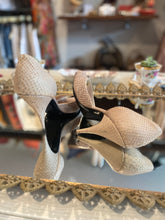 Load image into Gallery viewer, Vintage Christian Dior Oyster Python D&#39;Orsay Shoes
