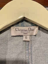 Load image into Gallery viewer, Vintage Christian Dior Embroidery Denim Blazer
