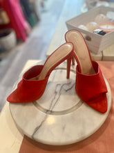 Load image into Gallery viewer, Aldo Red Suede Mule Slide Shoes
