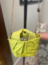 Load image into Gallery viewer, Staud Lime Green Chain Detail Bag
