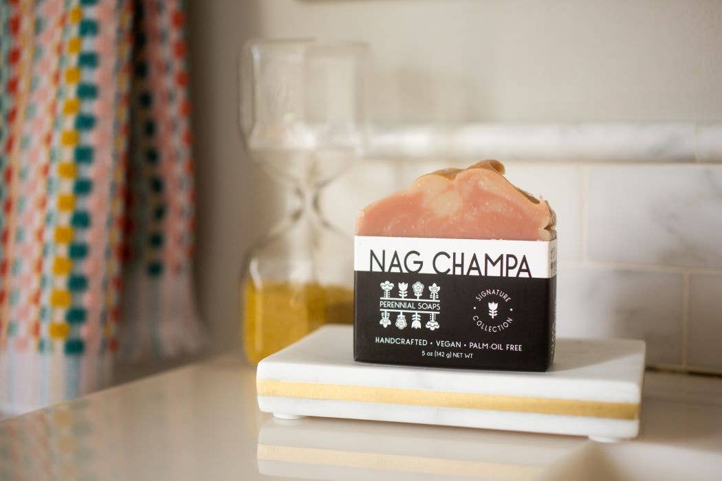 NAG CHAMPA SOAP BAR  Handmade All Natural Cold Process Bar Soaps Made in  USA – Bluebyrd Soaps